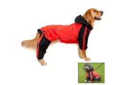 10 x Dog Raincoat - Waterproof Hooded Rain Jacket Total RRP Â£238.65