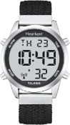 Pedometer Watch Black Strap RRP £36.99 L10a