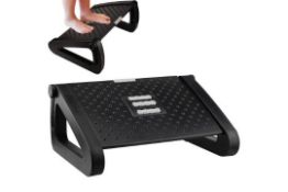 5 x Foot Rest Under Desk, Adjustable Angle 6 Height RRP £16.04 ea.