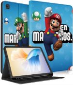 15 x Tablet Smart Covers For Boy's Girl's Kid's Teens Cool Funny Design