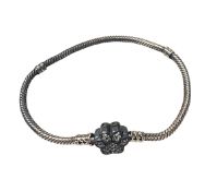 10 x Sterling Silver Paw Print Charm Bracelet RRP £265.80