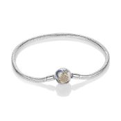 10 x Sterling Silver Snake Chain Charm Bracelet RRP £265.80