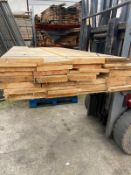 Pallet of 35 sawn wide lengths 20mm and 30mm x 230mm @1.8m long