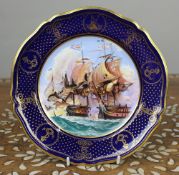 Spode â€˜The Maritime England Platesâ€™ â€“ No. 1 â€œThe Glorious First of June, 1794â€