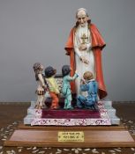 Large Capodimonte Porcelain Figurine â€“ Pope Paul VI