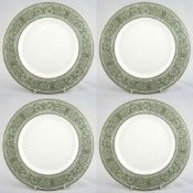 Set of 4 Royal Doulton English Renaissance 8 inch Breakfast Plates