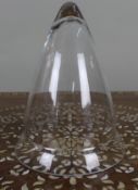 Large Hand-Blown Glass Cloche / Bell Jar, c.1900