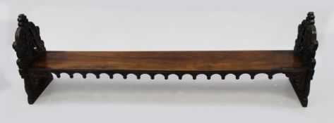 19th Century Ecclesiastical Rosewood Altar Table Stand
