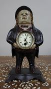 Antique Bradley & Hubbard 'John Bull' Blinking Eye Clock â€“ Pat. 1887