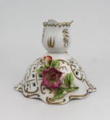 Vintage Ornate Dresden Candlestick