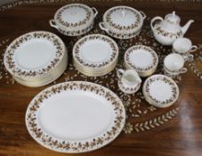 Large Wedgwood â€˜Autumn Vineâ€™ Bone China Dinner & Tea Service