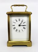 Antique Brass Carriage Clock with Travel Case, c.1910 â€“ Swiss Movement