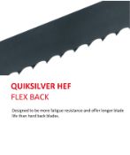 2 x Hard Edge Flexi Back Bandsaw Blade 3480 mm x 25 mm 6 tpi RRP £29.99 each