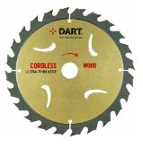 Dart 165 mm x 20 mm x 24 Thin Kerf Gold Wood Saw Blades Brand New Stock RRP £25.99