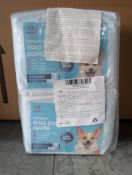 Flying Pawsdisposable Male Diapers- 2 Packs. Est £15 - U2-BOX 70