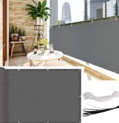 Balcony Privacy Screen, UV Block. EST £18 - V2-BOX 66