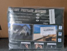 Balcony Privacy Screen, UV Block. EST £18 - U2-BOX 70