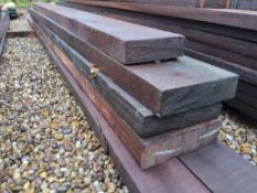 6x Hardwood Dry Sawn African Sapele Timber Boards / Planks
