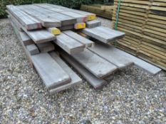 35x Hardwood Dry Sawn African Timber Sapele Boards / Planks / Slabs
