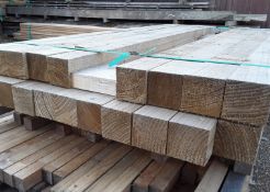 20x Softwood Timber Mixed Larch / Douglas Fir Timber Posts