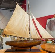 Modell eines Segelschiffes 