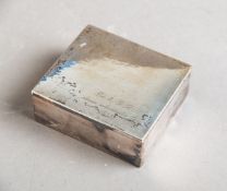 Zigarren- / Zigaretten-Deckeldose 835 Silber