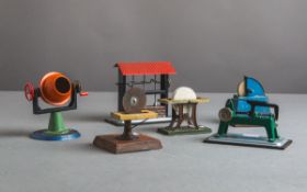 6-teiliges Konvolut von Antriebsmodellen (60/70er J.)