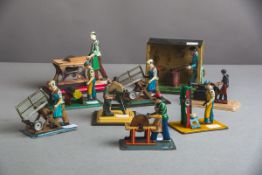 9-teiliges Konvolut von Antriebsmodellen (Wilesco / Fleischmann, 60er J.)