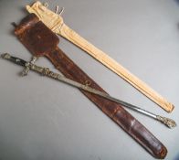 Freimaurer Schwert mit Scheide (USA, um 1900)