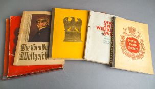 7-teiliges Konvolut von Zigarettenbilderalben