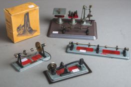 5-teiliges Konvolut von Antriebsmodellen (Wilesco, 60/70er J.)