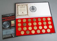 27-teiliger Medaillensatz 