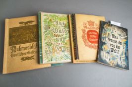 7-teiliges Konvolut von Zigarettenbilderalben