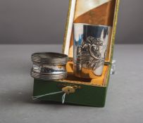 2-teiliges Konvolut von Silberteilen (um 1900, Jugendstil)