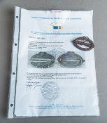 Kaiserzeit Erinnerungsabzeichen für Deutsche-Heeres-Luftschiffer