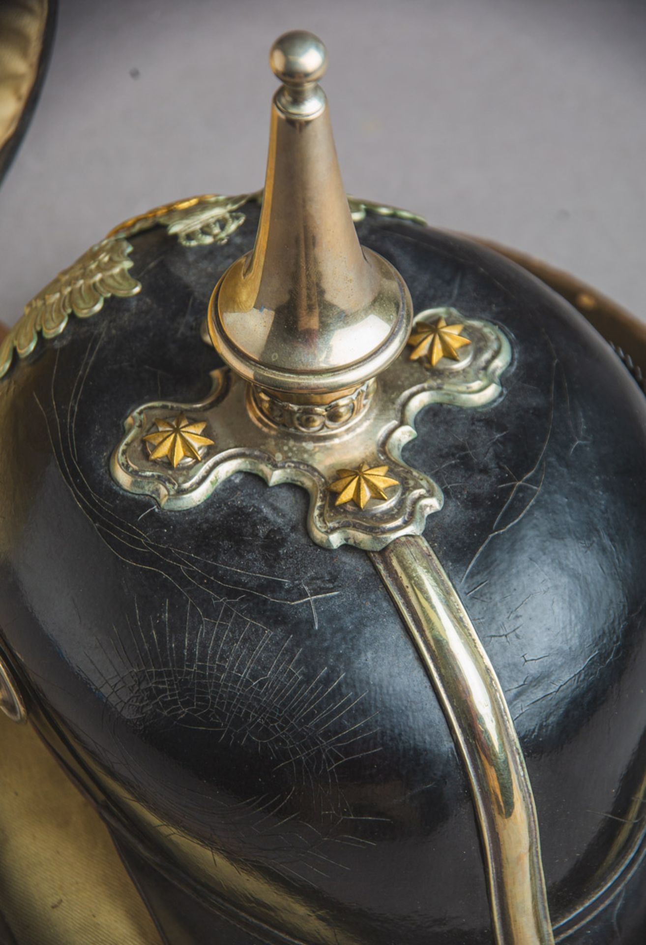 Preußen Polizei-Pickelhaube für einen Offizier (um 1900) - Bild 6 aus 6
