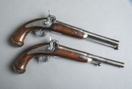 Paar Perkussionspistolen (Neapel, Italien, 19. Jh.)