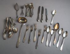 92-teiliges Konvolut von Besteckteilen