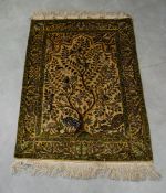 Seiden-Teppich (Ghom, Persien)