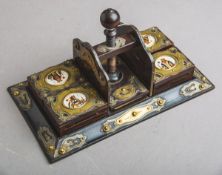 Kartenpresse mit Tarock-Karten (wohl Wien, um 1900)