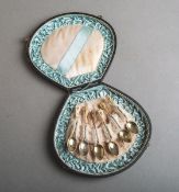 6-teiliges Set von Mokkalöffeln