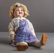 Porzellankopf-Puppe (Simon und Halbig, um 1910)