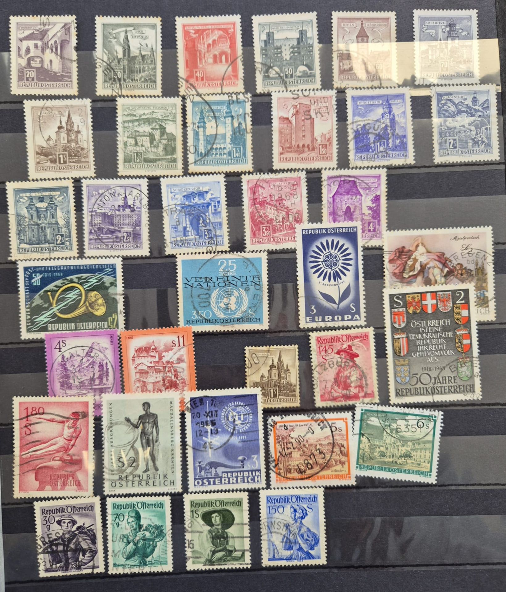 652-teiliges Konvolut von Briefmarken (1900 - 1990) - Bild 29 aus 33