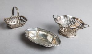 3-teiliges Konvolut von Silberarbeiten (800)