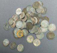 64-teiliges Konvolut von 5-DM-Gedenkmünzen (BRD)