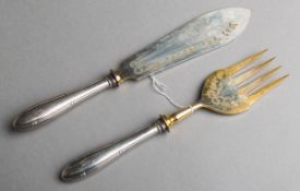 2-teiliges Vorlegebesteck (um 1900)