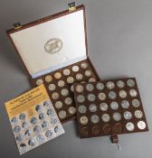 56-teiliges Konvolut von 5-DM-Gedenkmünzen (BRD)