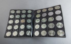 36-teiliges Konvolut von 5-DM-Sondermünzen (BRD)