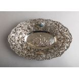 Ovale Schale 800 Silber (um 1900)