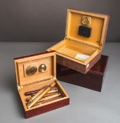 3-teiliges Konvolut von Humidoren